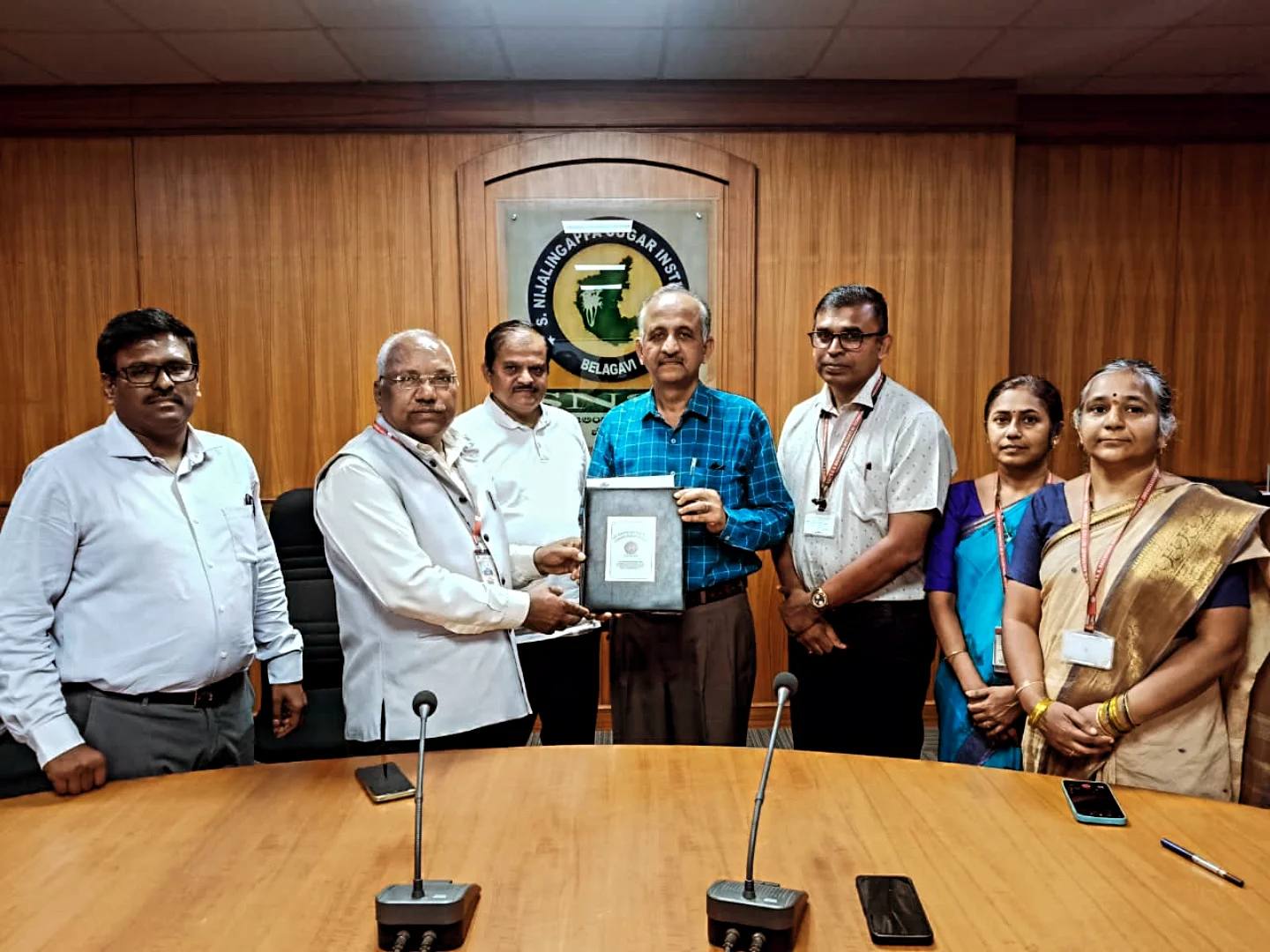 MoU signing with S Nijalingappa Sugar Institute